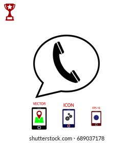 call icon, Vector EPS 10 illustration style