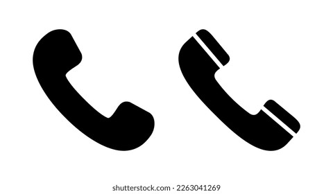 Ilustración vectorial de icono de llamada. símbolo y signo de teléfono. icono de teléfono. contáctanos 