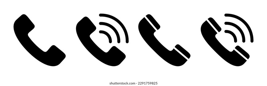 Ilustración vectorial de icono de llamada. símbolo y signo de teléfono. icono de teléfono. contáctanos 