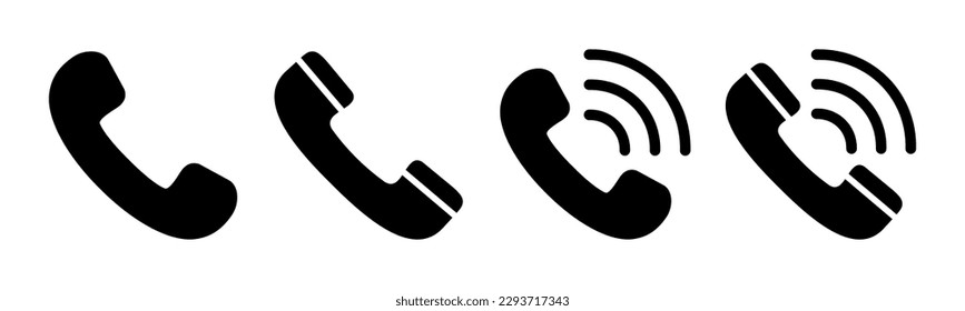 Ilustración vectorial de icono de llamada. símbolo y signo de teléfono. icono de teléfono. contáctanos 