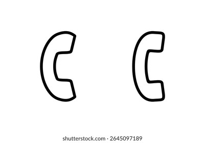 Call icon vector illustration. telephone sign and symbol. phone icon. contact us 