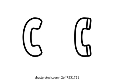 Call icon vector illustration. telephone sign and symbol. phone icon. contact us 