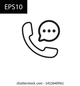 Call icon. Vector illustration. Web , mobile app. EPS10