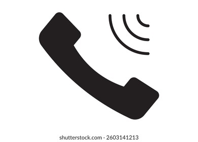 Call icon vector isolated on white background. Phone icon vector. mobile phone. telephone icon