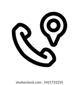 call icon. vector line icon for your website, mobile, presentation, and logo design.