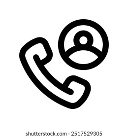 Aufrufsymbol. Vektorliniensymbol für Ihre Website, Ihr Handy, Ihre Präsentation und Ihr Logo-Design.