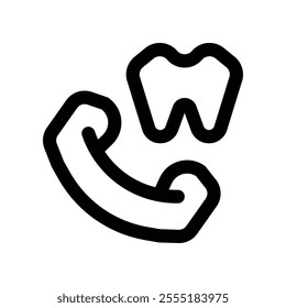 call icon. vector line icon for your website, mobile, presentation, and logo design.