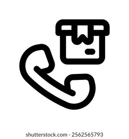 call icon. vector line icon for your website, mobile, presentation, and logo design.