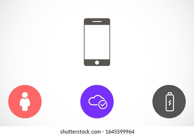  Vector de icono de llamada. Vector de icono de teléfono.  