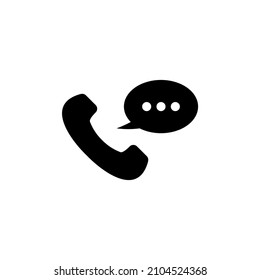call icon vector. phone design illustration.