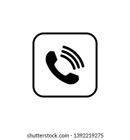 Call icon vector. Phone icon vector. mobile phone. telephone icon