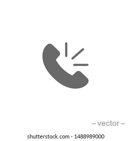 Call icon vector. Phone icon vector. mobile phone. telephone icon