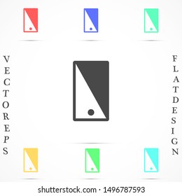 Call icon vector. Phone icon vector. mobile phone. telephone icon/Phone icon in trendy flat style isolated on grey background. Handset icon with waves.  