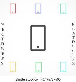 Call icon vector. Phone icon vector. mobile phone. telephone icon/Phone icon in trendy flat style isolated on grey background. Handset icon with waves.  