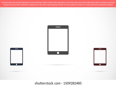 Call icon vector. Phone icon vector. mobile phone. telephone icon/Phone icon in trendy flat style isolated on grey background. Handset icon with waves. Telephone symbol for your web site design