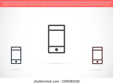 Call icon vector. Phone icon vector. mobile phone. telephone icon/Phone icon in trendy flat style isolated on grey background. Handset icon with waves. Telephone symbol for your web site design
