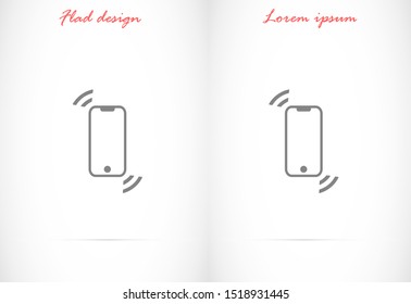 Call icon vector. Phone icon vector. mobile phone. telephone icon/Phone icon in trendy flat style isolated on grey background. 
