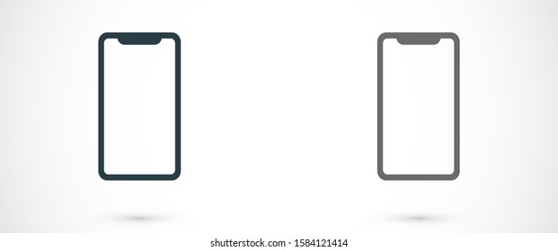 Call icon vector. Phone icon vector. mobile phone. telephone icon/Phone icon in trendy flat style isolated on grey background. Handset icon with waves. Telephone symbol for your web site design
