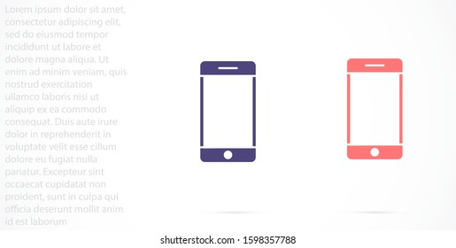 Call icon vector. Phone icon vector. mobile phone. telephone icon/Phone icon in trendy flat style isolated on grey background. Handset icon with waves. Telephone symbol for your web site design