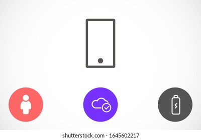 Call icon vector. Phone icon vector. mobile phone. telephone icon/Phone icon in trendy flat style isolated on grey background. Handset icon with waves.