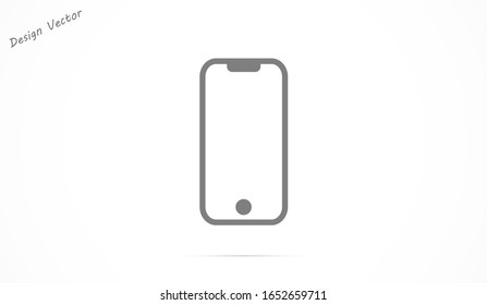 Call icon vector. Phone icon vector. mobile phone. telephone icon/Phone icon in trendy flat style isolated on grey background. Handset icon with waves. Telephone symbol for your web site design