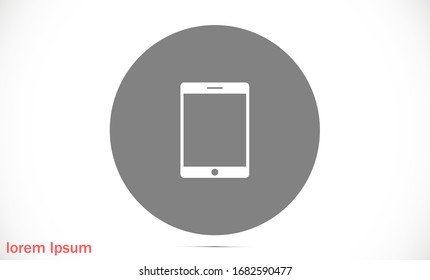 Vector de icono de llamada. Vector de icono de teléfono. teléfono móvil. icono de teléfono/Icono de teléfono en estilo plano moderno aislado en fondo gris. Icono de dispositivo con ondas. Símbolo telefónico para el diseño de su sitio web