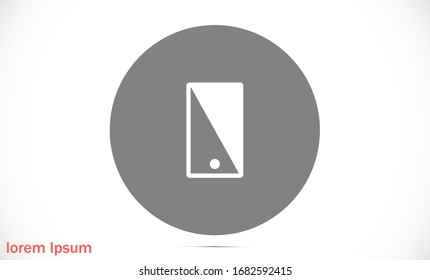 Call icon vector. Phone icon vector. mobile phone. telephone icon/Phone icon in trendy flat style isolated on grey background. Handset icon with waves.