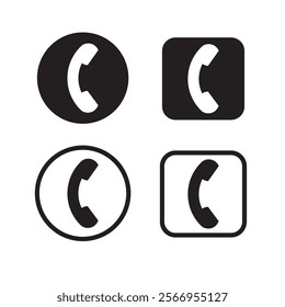 Call icon vector, Phone icon and call icon set ,call phone icon,Flat Icon