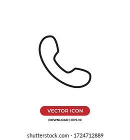 Call icon vector. Phone sign