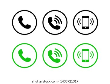 Call icon vector, Phone icon Symbol vector