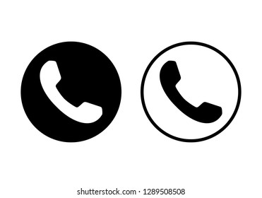 Call icon vector. Phone icon vector.  telephone icon
