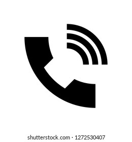 Call icon vector. Phone icon in trendy flat style isolated on white background. Telephone symbol