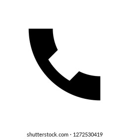 Call icon vector. Phone icon in trendy flat style isolated on white background. Telephone symbol
