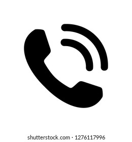 Call icon vector. Phone icon in trendy flat style isolated on white background. Telephone symbol