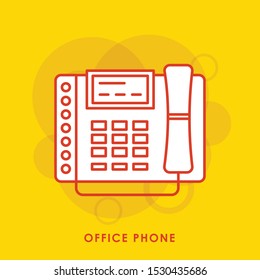 
call icon vector. call sign on yellow background. call icon for web and app