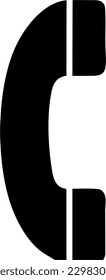 call icon vector. call sign on white background. call icon for web and app