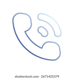 Call icon vector stock illustration