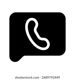 Ilustração de design de símbolo de vetor de ícone de chamada