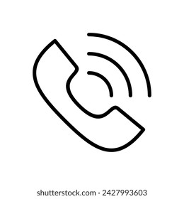 Vector de icono de llamada. vector de icono de teléfono. vector de icono de teléfono. contáctenos 