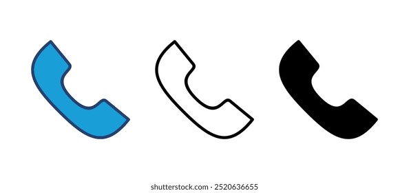 Call icon vector. telephone icon vector. phone icon vector. contact us 