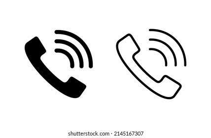 Call icon vector. telephone sign and symbol. phone icon. contact us 