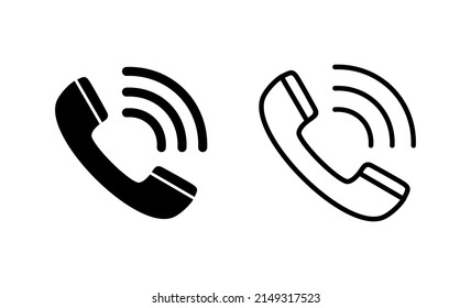 Call icon vector. telephone sign and symbol. phone icon. contact us 