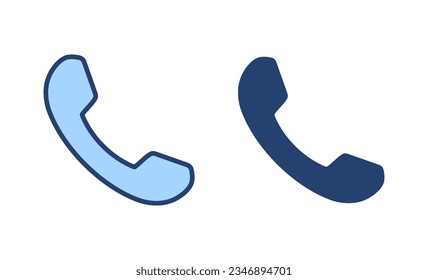 Vector de icono de llamada. símbolo y signo de teléfono. icono de teléfono. contáctanos 