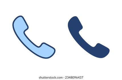 Vector de icono de llamada. símbolo y signo de teléfono. icono de teléfono. contáctanos 