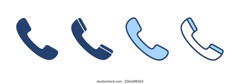 Vector de icono de llamada. símbolo y signo de teléfono. icono de teléfono. contáctanos 