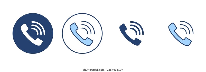 Vector de icono de llamada. símbolo y signo de teléfono. icono de teléfono. contáctanos 