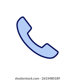 Ícone de chamada vetor. sinal de telefone e símbolo. ícone de telefone. entre em contato conosco 