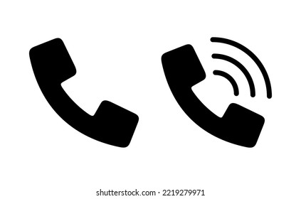 Call icon vector for web and mobile app. telephone sign and symbol. phone icon. contact us 