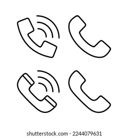 Call icon vector for web and mobile app. telephone sign and symbol. phone icon. contact us 