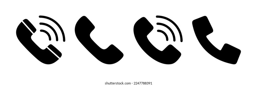 Call icon vector for web and mobile app. telephone sign and symbol. phone icon. contact us 